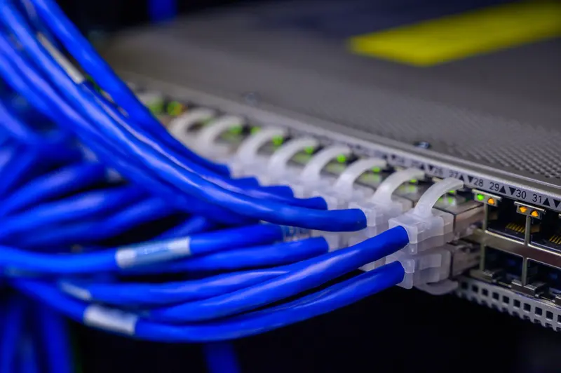 Routers and network cables